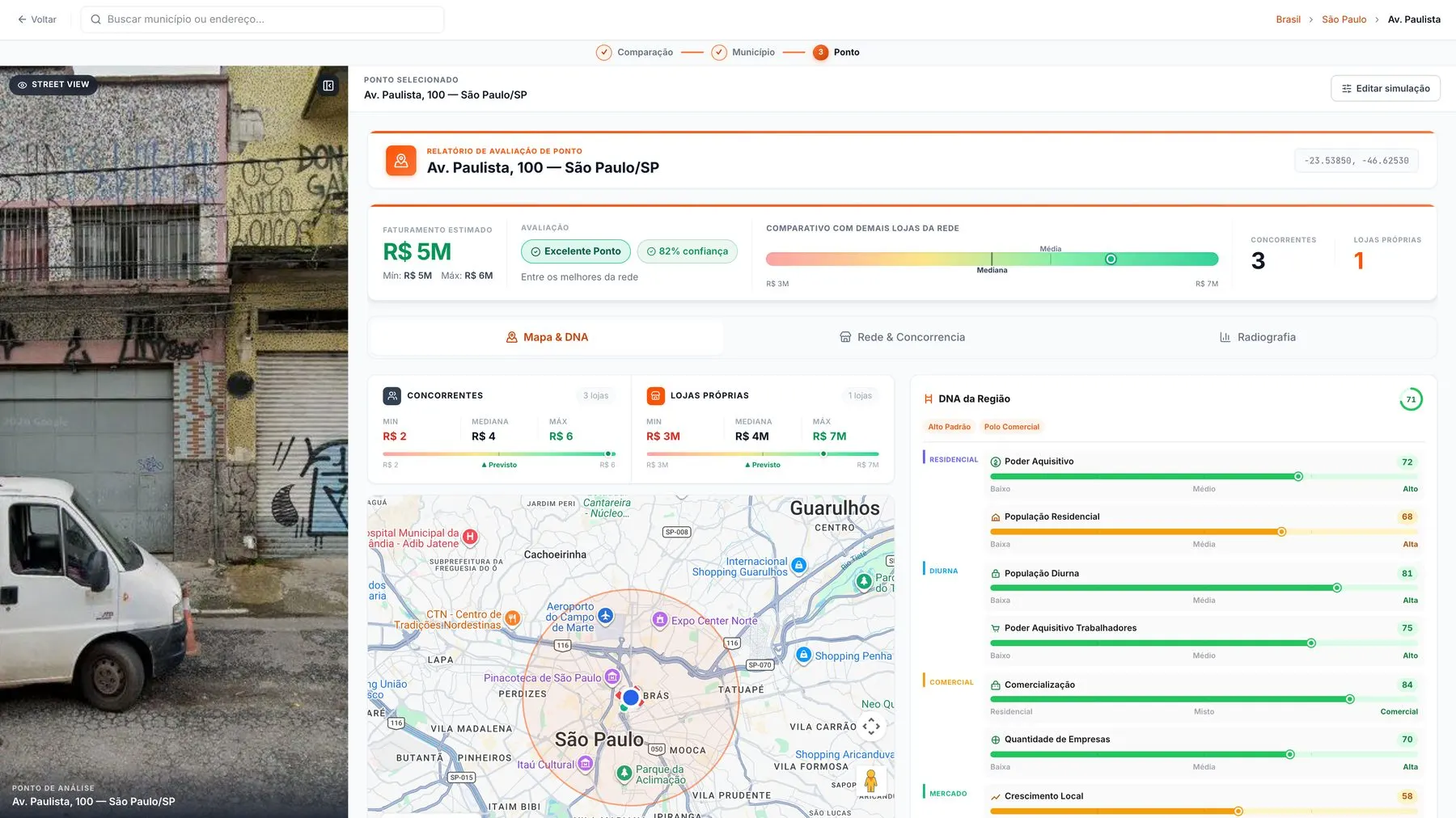 MapPoint.ai: o perfil da região de um ponto