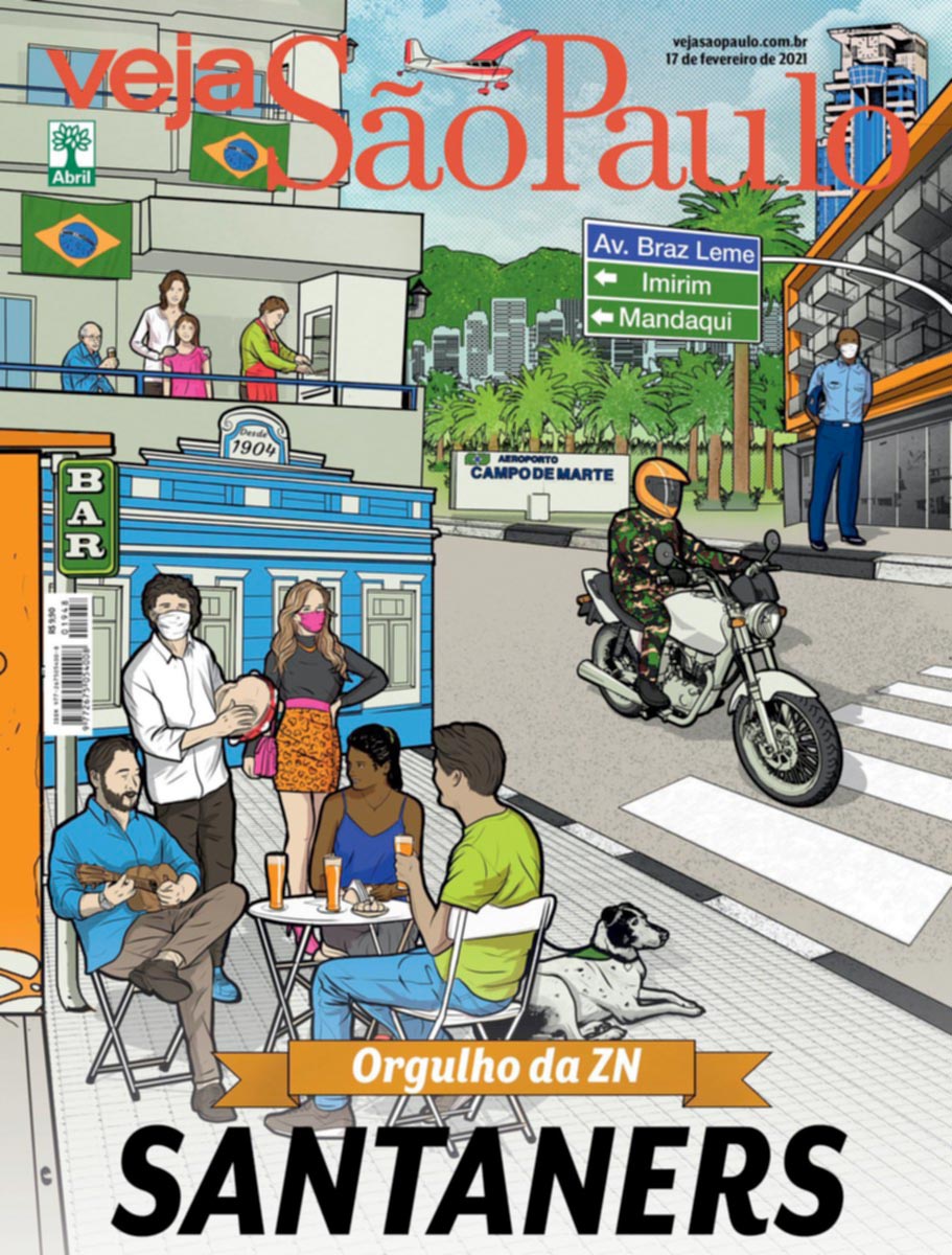 Veja São Paulo Santaners 2021 02 capa